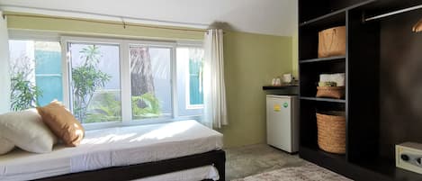 Bungalow | 1 chambre, bureau, fer et planche à repasser, Wi-Fi gratuit