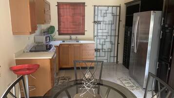 Comfort Loft | Private kitchen | Fridge, microwave, stovetop, electric kettle