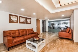 Sala de estar en el lobby