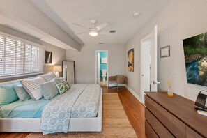 3 bedrooms, iron/ironing board, travel crib, free WiFi