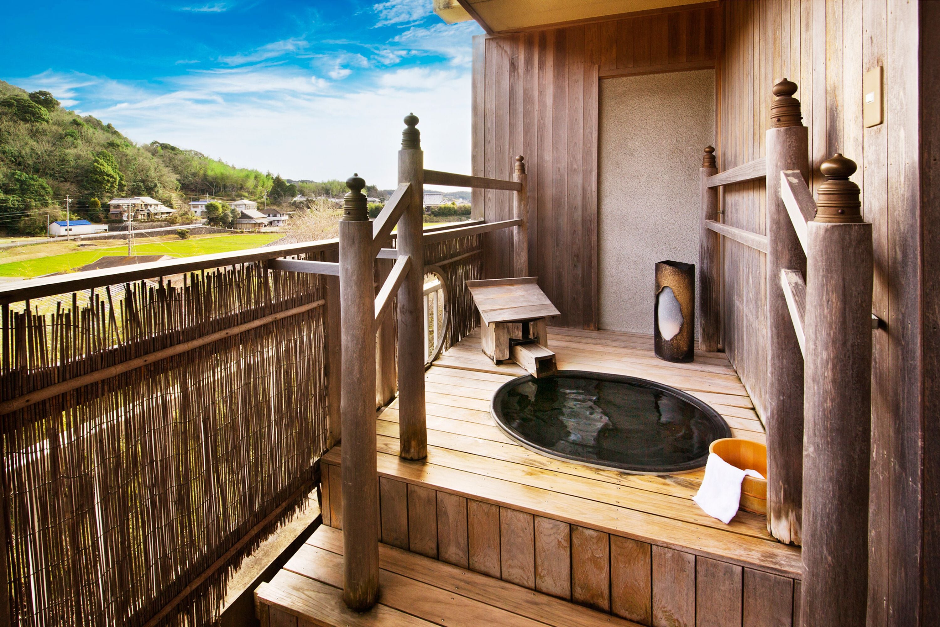 Chambre Tradition, non-fumeurs (JP Style, 6 People, Open-air Bath) | Baignoire relaxante profonde
