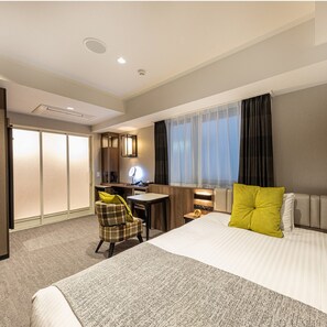 客房, 無障礙, 非吸煙房 (20 m²) | 羽絨被、迷你吧、房內夾萬、書桌