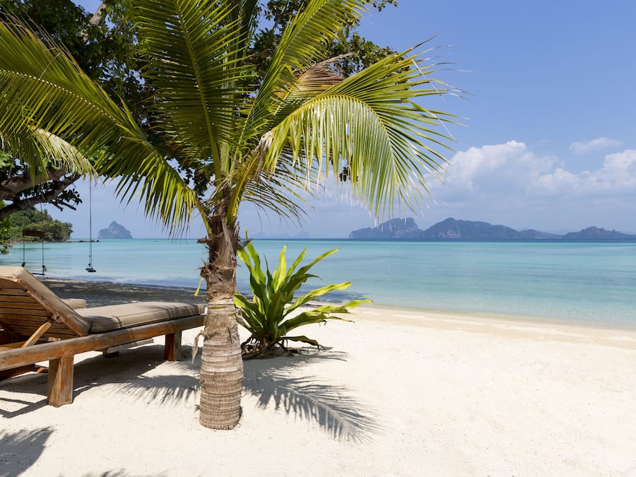 Vista para praia/oceano