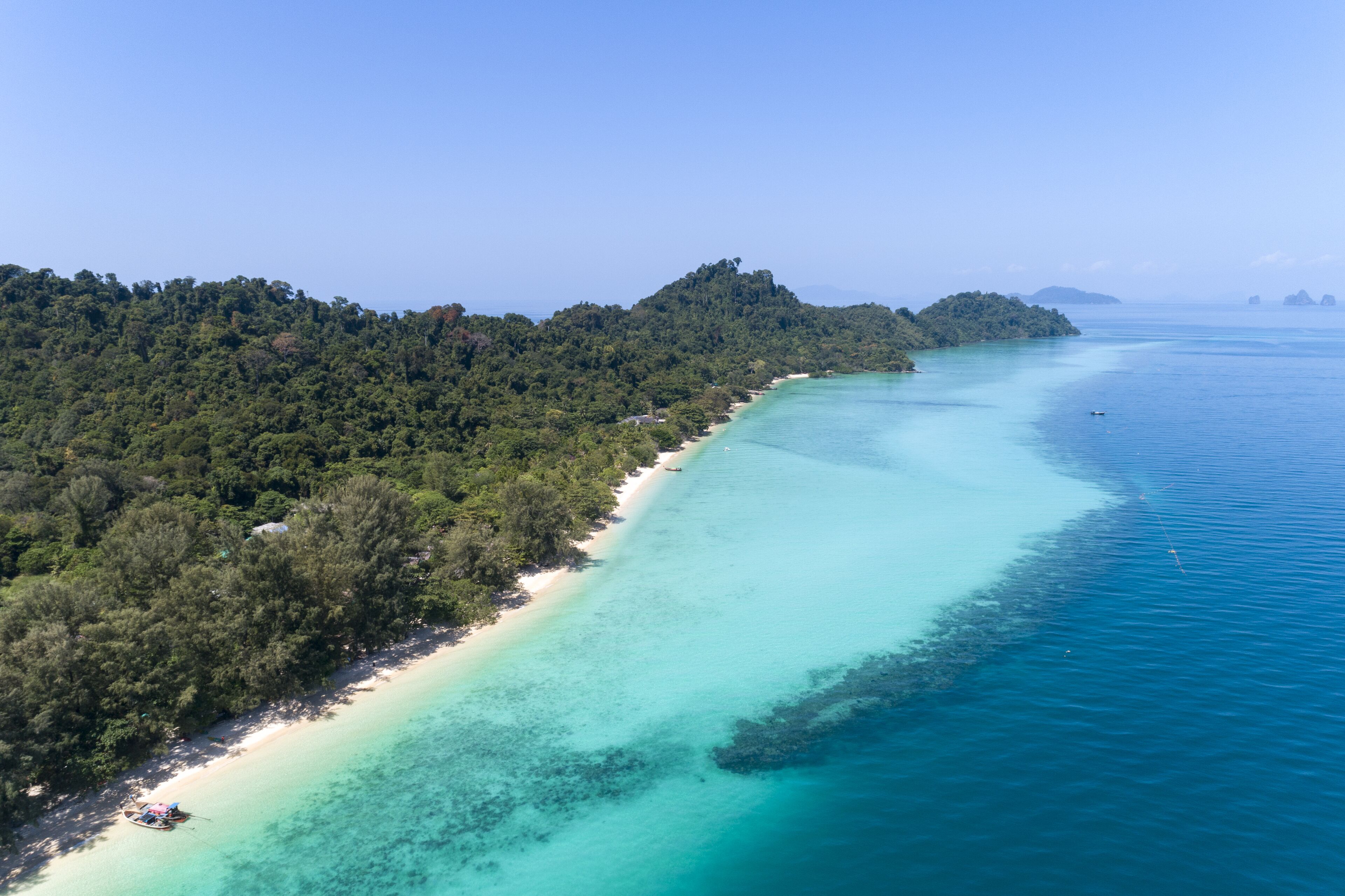 Vue sur la plage/l’océan
