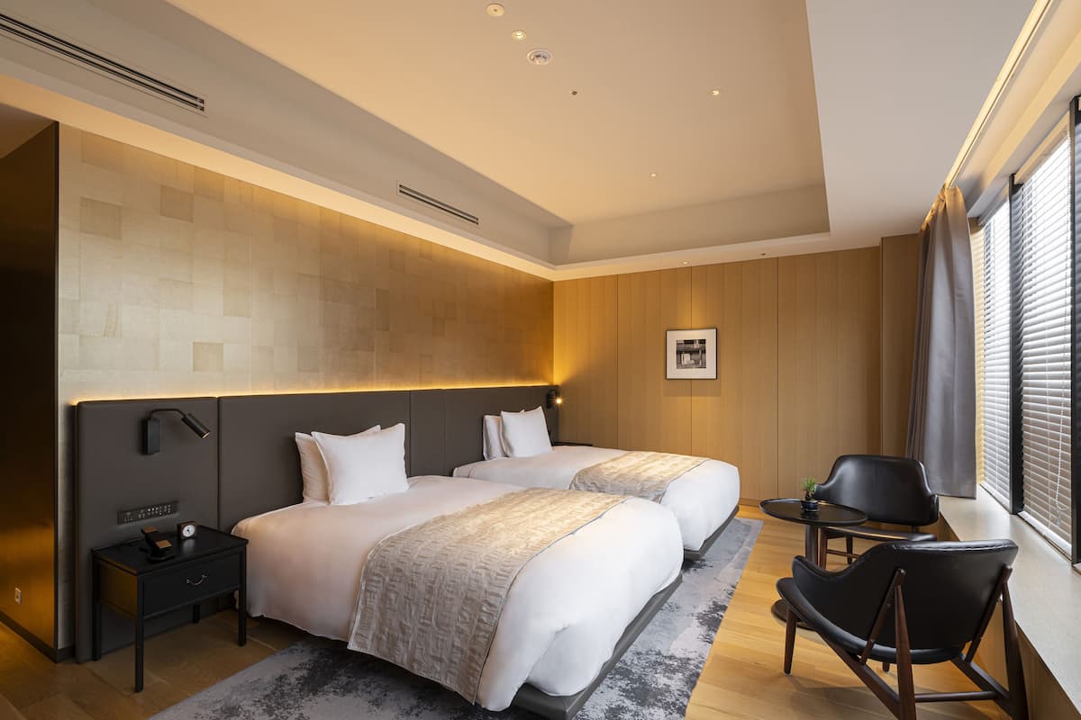 Deluxe-Zweibettzimmer, Nichtraucher | Hochwertige Bettwaren, Daunenbettdecken, Pillowtop-Betten, Minibar