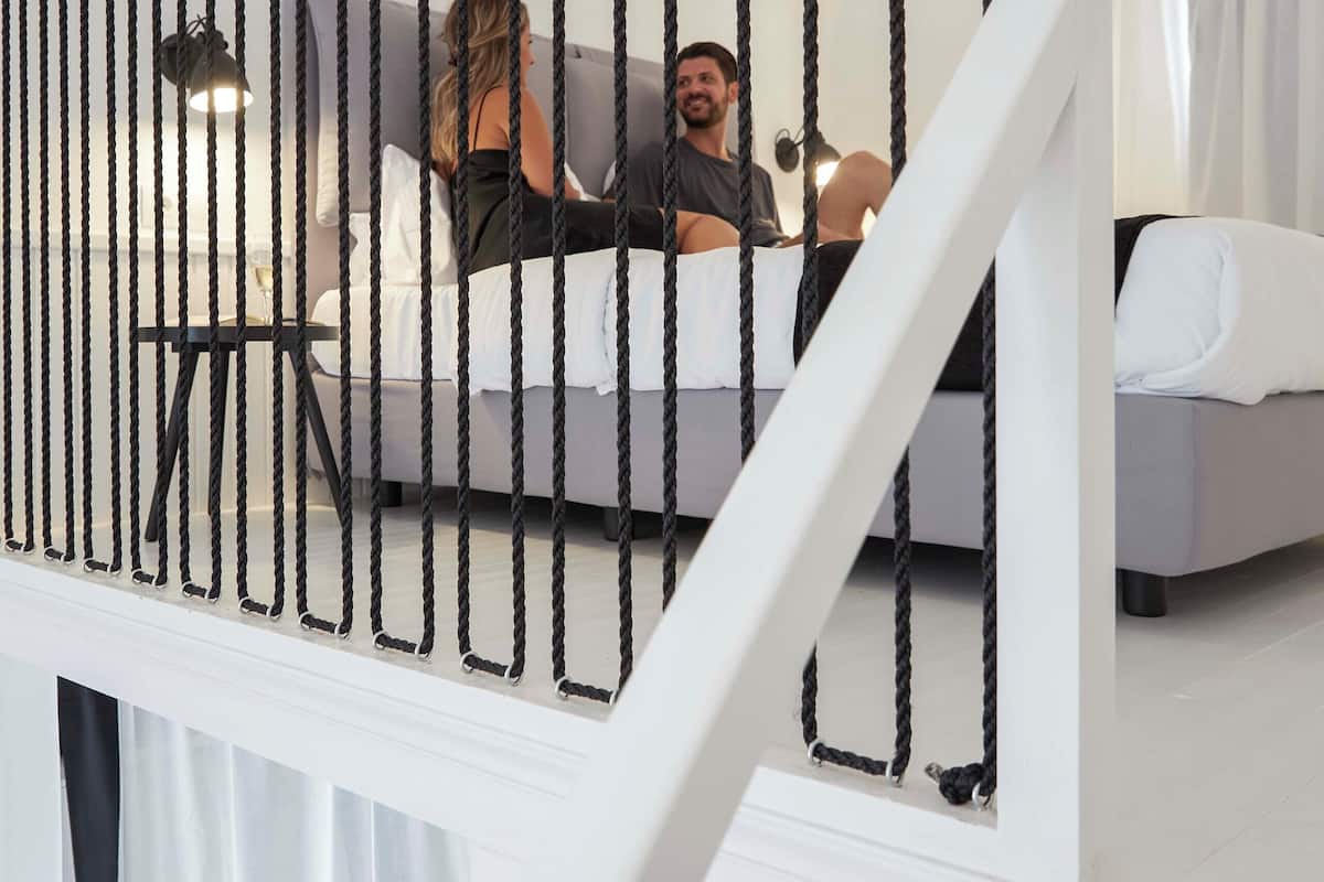 Family Suite with Caldera View | Premium bedding, minibar, in-room safe, free WiFi