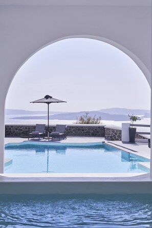 Two bedroom suite with Jetted Tub, Caldera view | View from room