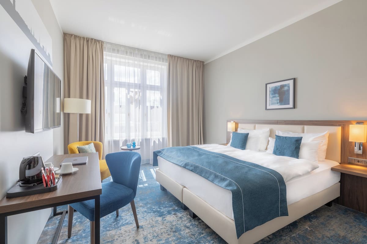 1 habitación y ropa de cama hipoalergénica