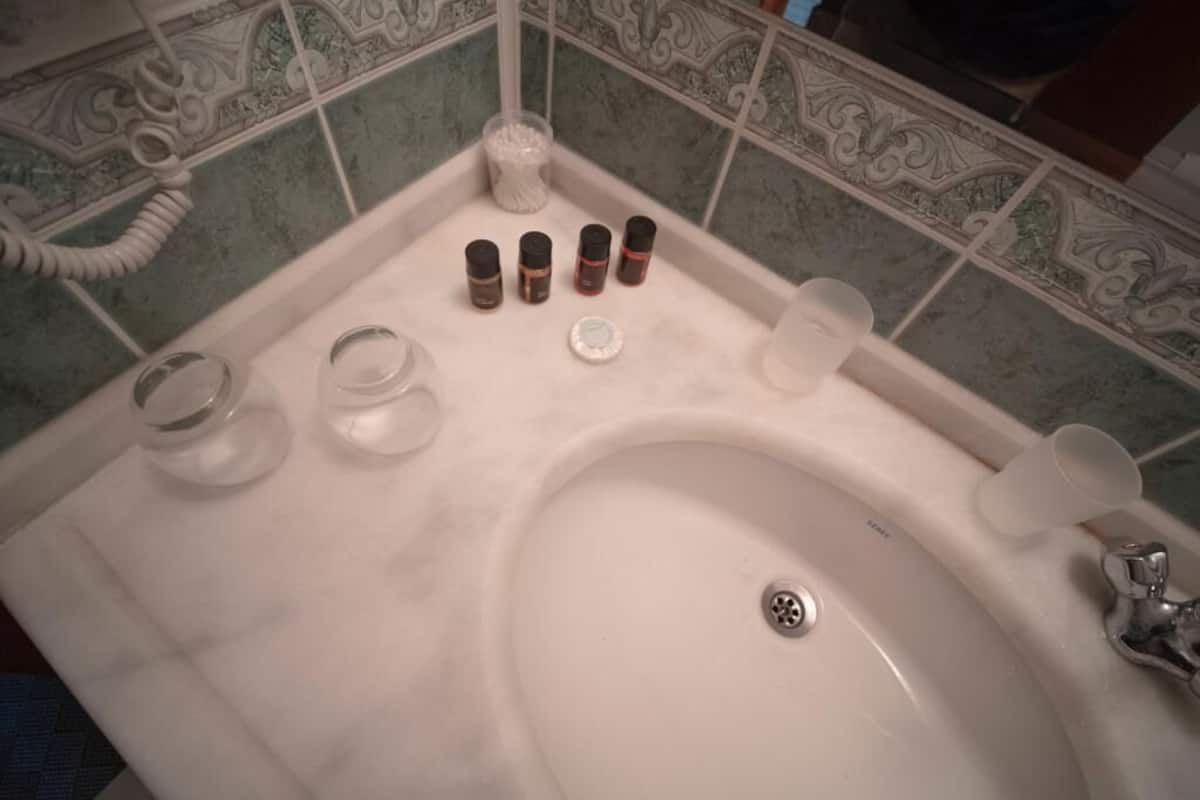 standard room | bathroom | shower, rainfall showerhead, designer toiletries, hair dryer