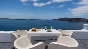 Superior maisonnette, 3 slaapkamers, bubbelbad | Uitzicht vanaf balkon