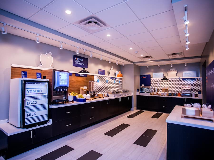 Free buffet breakfast