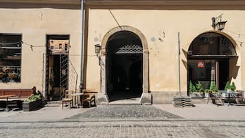 Overnatningsstedets facade