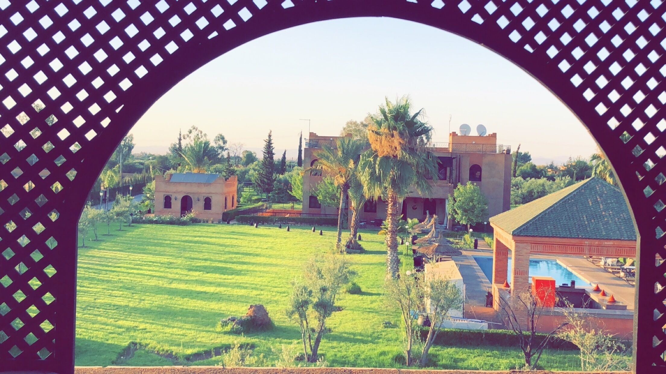 Terrein van de accommodatie