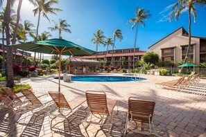 Una piscina riscaldata