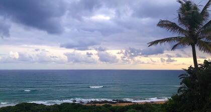 5 minutes walk or drive to the nearest beach - warm Indian Ocean -