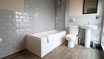 Free toiletries, hair dryer, towels, soap