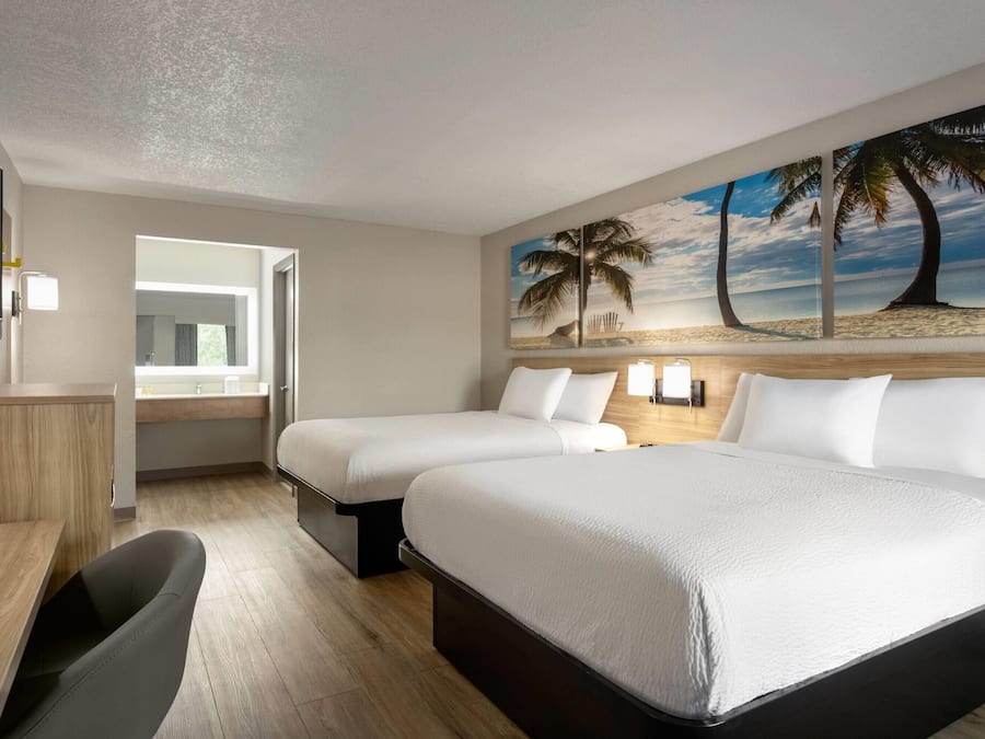 Chambre, 2 grands lits, non-fumeur