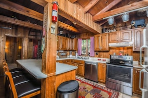 House, Multiple Beds, Fireplace | Private kitchen | Fridge, microwave, stovetop, dishwasher - El Dorado (Oakland)