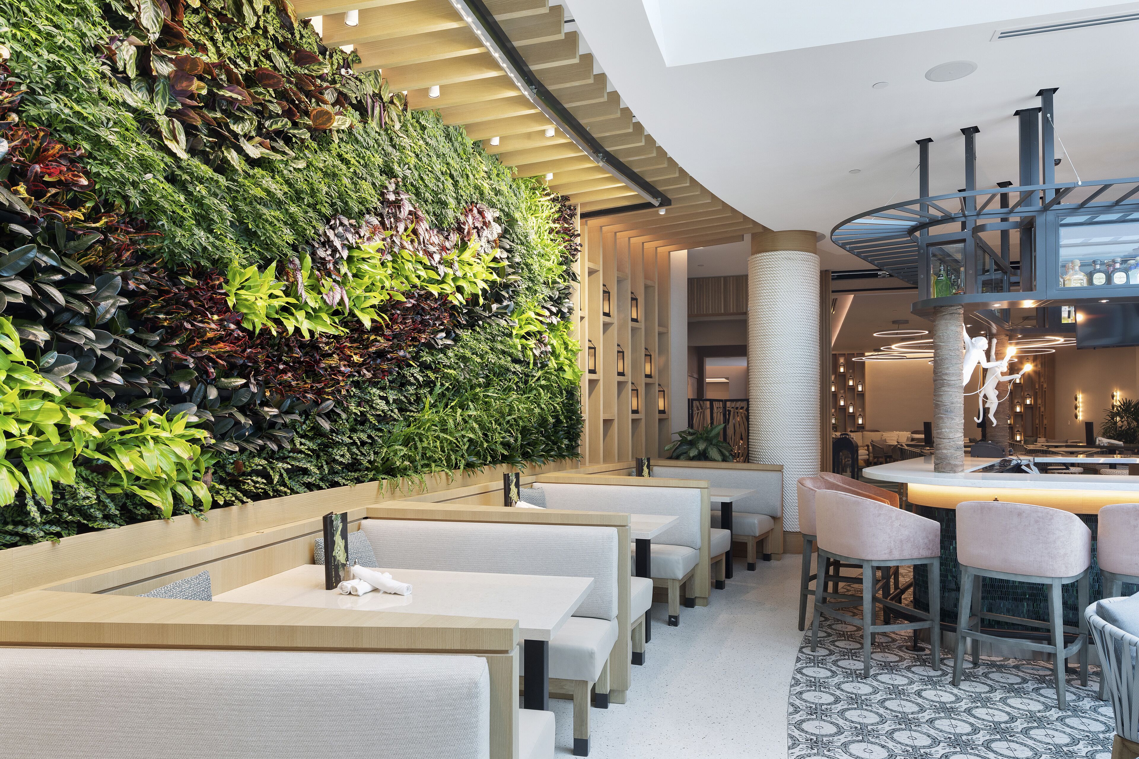 lunch, dinner, brunch served; sea views