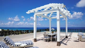 Suite, 2 Bedrooms, Oceanfront (South Tower) | Terrace/patio