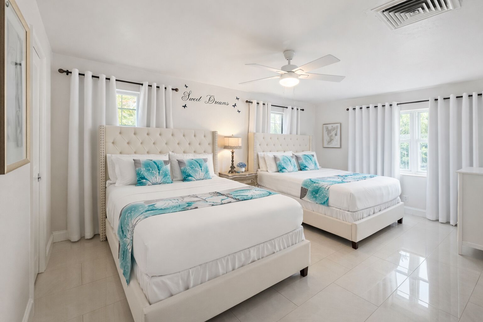 5 bedrooms, desk, iron/ironing board, free WiFi