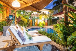 Outdoor pool - 🌴16 Bed Compound Oasis 🌴Downtown Jaco with Private Pool & Hot Tub (Jaco Beach)