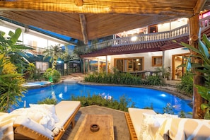 Pool - 🌴16 Bed Compound Oasis 🌴Downtown Jaco with Private Pool & Hot Tub (Jaco Beach)