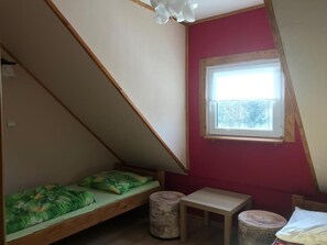 Hypo-allergenic bedding, individually decorated, individually furnished