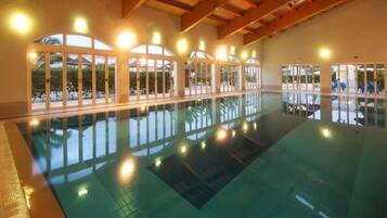 Indoor pool, outdoor pool