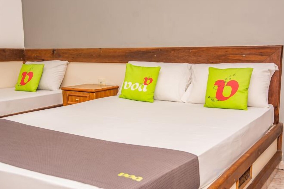 Minibar, bed sheets