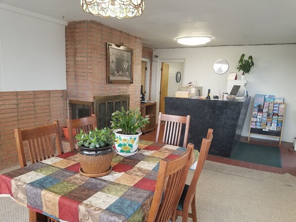 Sala de estar en el lobby