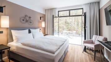 1 habitación y ropa de cama hipoalergénica