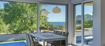 Fantastic new villa with private pool, air conditioning, wifi of a sauna and beautiful sea view