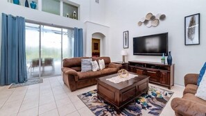 TV, video game console, DVD player