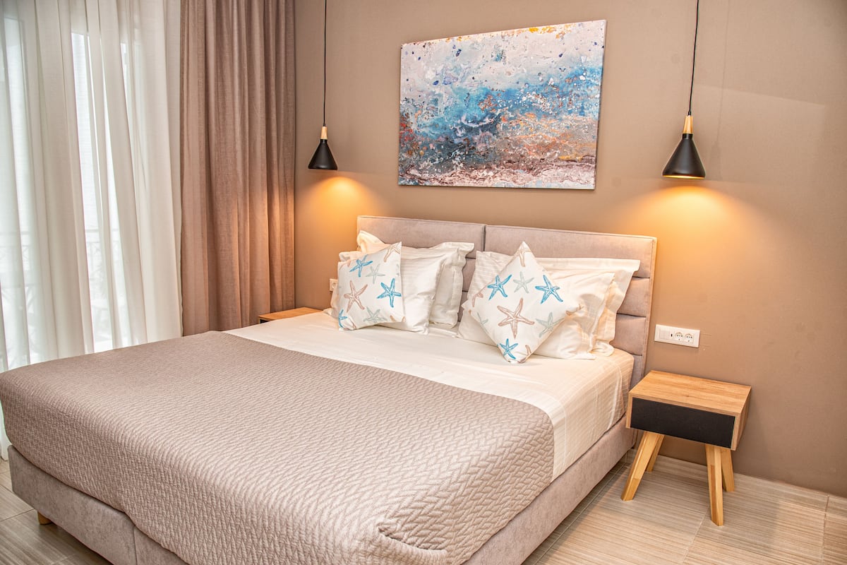 1 habitación, sábanas de algodón egipcio y ropa de cama de alta calidad