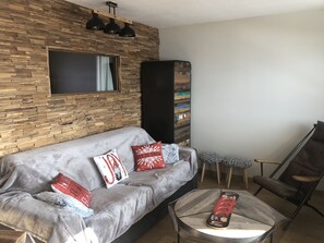 TV - Charming mountain-style T3 completely renovated (Les Saisies)