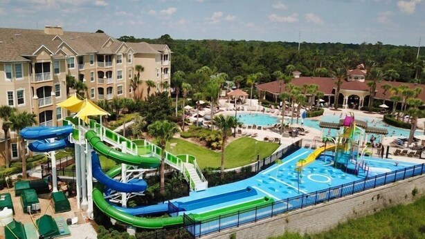 Outdoor pool - Stunning 3 Bedroom 2 Bath Windsor Hills Condo (Kissimmee)