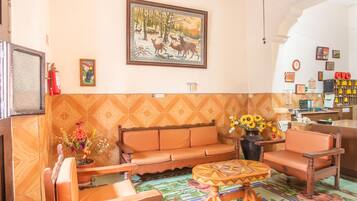 Sala de estar en el lobby
