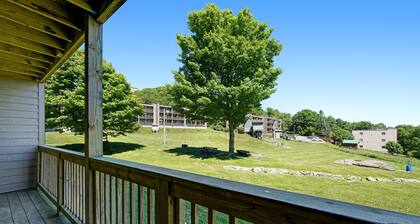 Lovely ski-in/out condo with gorgeous mountain views and shared tennis court