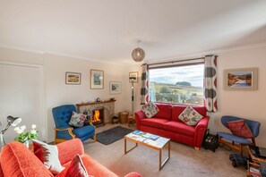 Télévision, cheminée