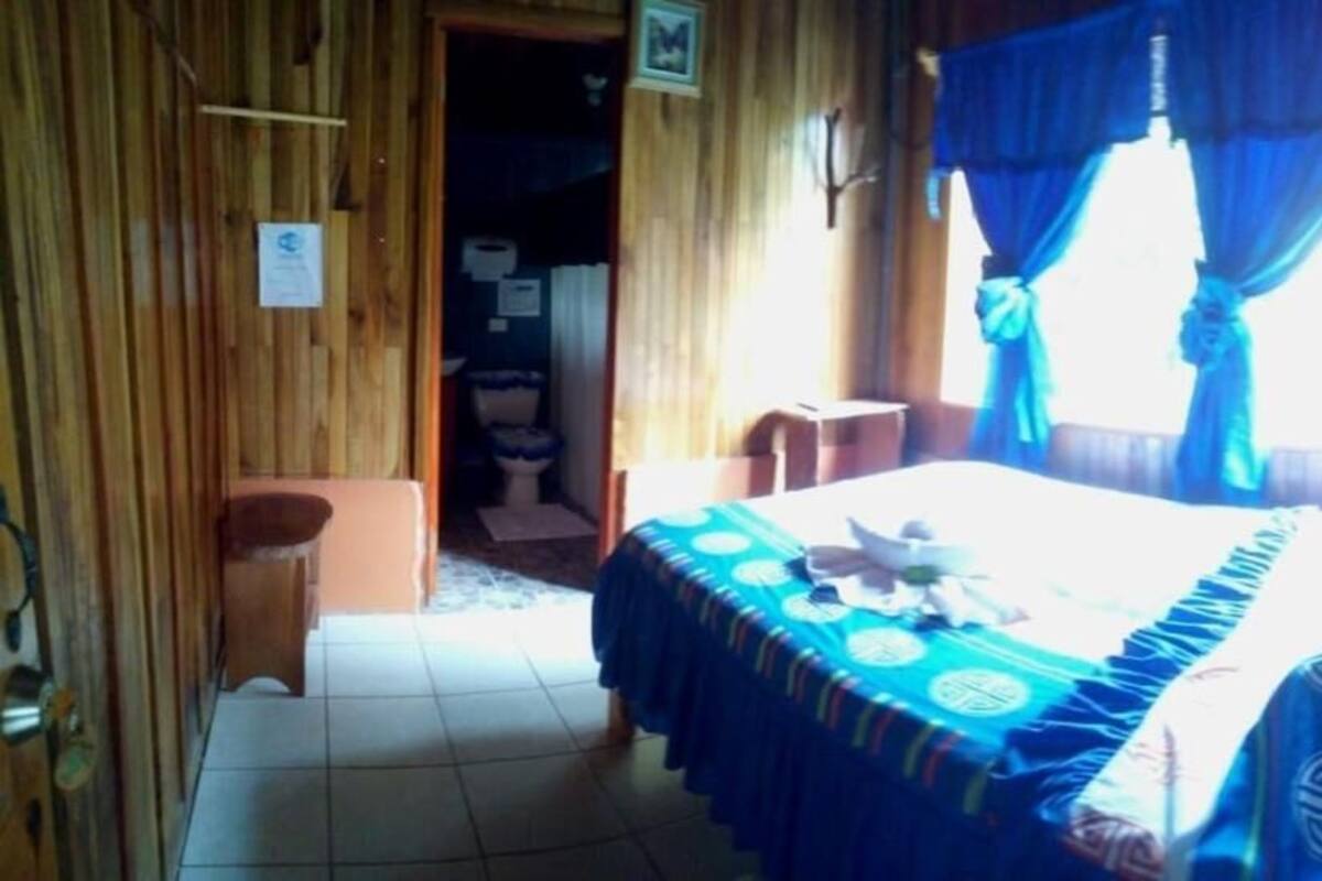Standard-Doppelzimmer, 1 Doppelbett, Kochnische, Bergseite