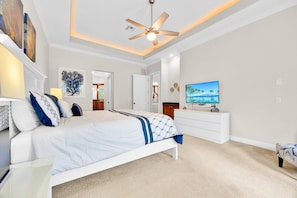 5 bedrooms, desk, iron/ironing board, free WiFi