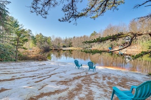 Property grounds - Near Skiing: Lakefront Gem w/ Kayaks in Long Pond (Long Pond)