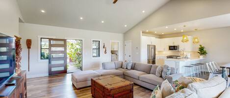 Una televisión, un reproductor de DVD