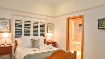 Premium bedding, soundproofing, free WiFi, bed sheets