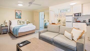 Apartamento, 1 habitación | 1 dormitorio, ropa de cama de alta calidad, sistema de insonorización