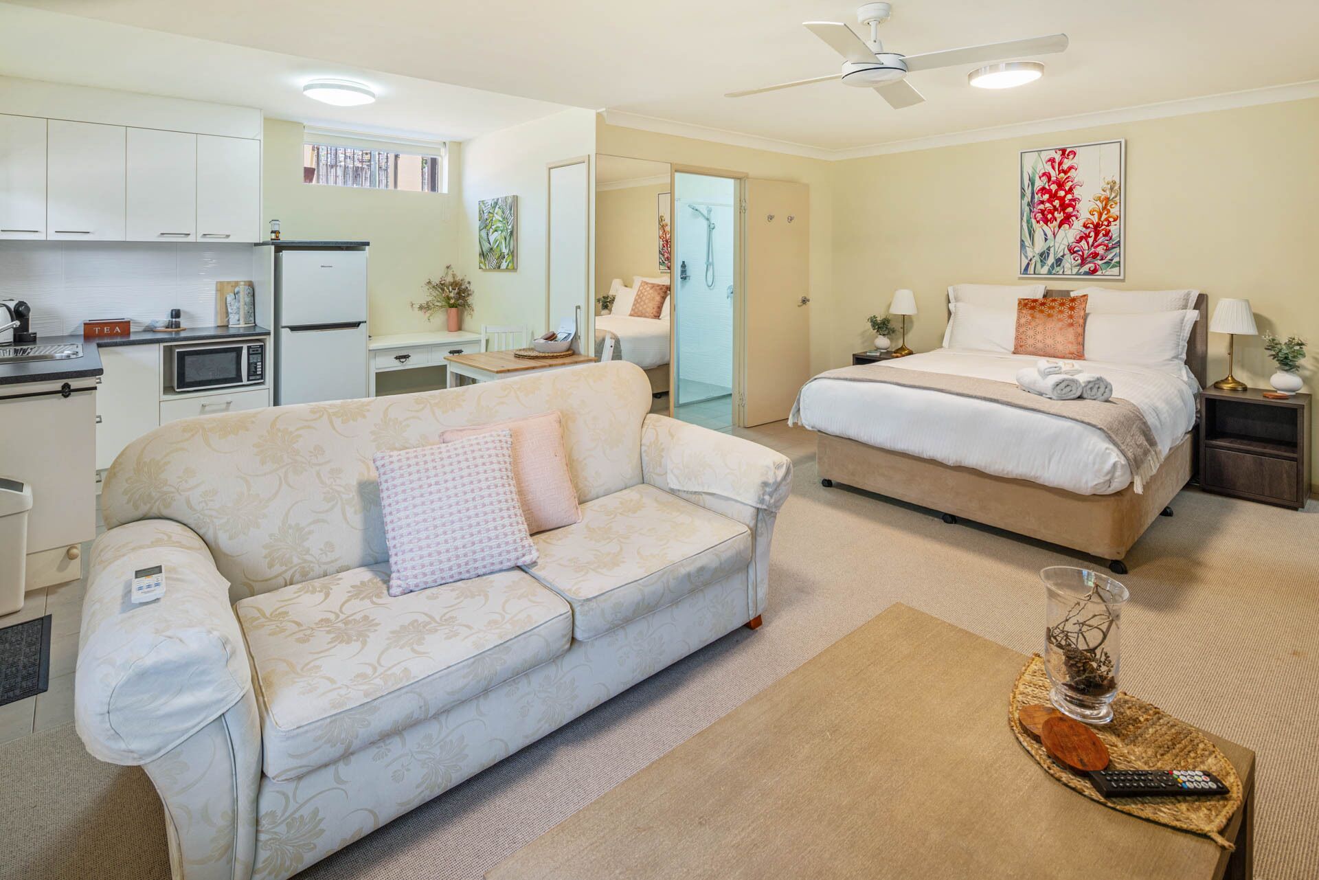 The Tallowood Apartment | Living area | 32-inch LCD TV with digital channels, TV