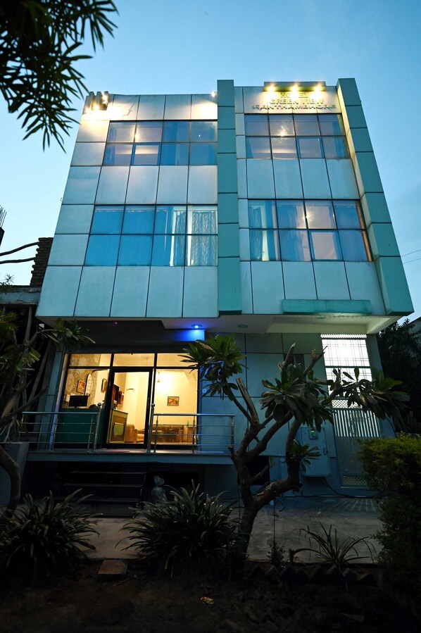 Façade de l’hébergement