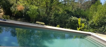 Gîte" L'Atelier "plain pied Périgord noir with swimming pool on large grounds 