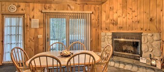 Lakeview Forest Cabin w/ Deck < 1/2 Mile to Beach!